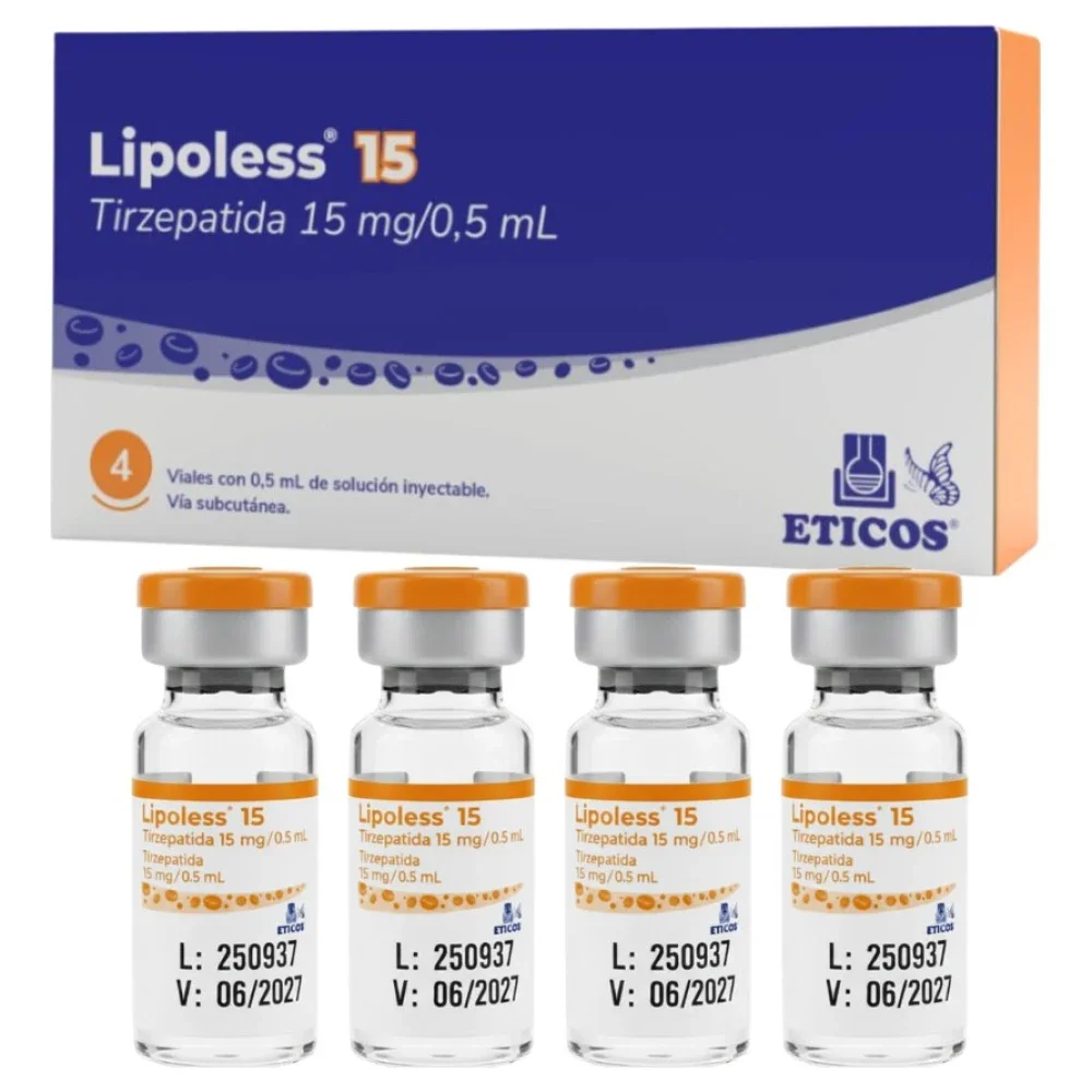 LIPOLESS 15MG/0,5ML - 04 VIAL Marca LIPOLESS