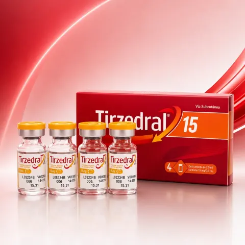 TIRZEPATIDA TIRZEDRAL 15MG CATEDRAL 4 AMP 0.5ML